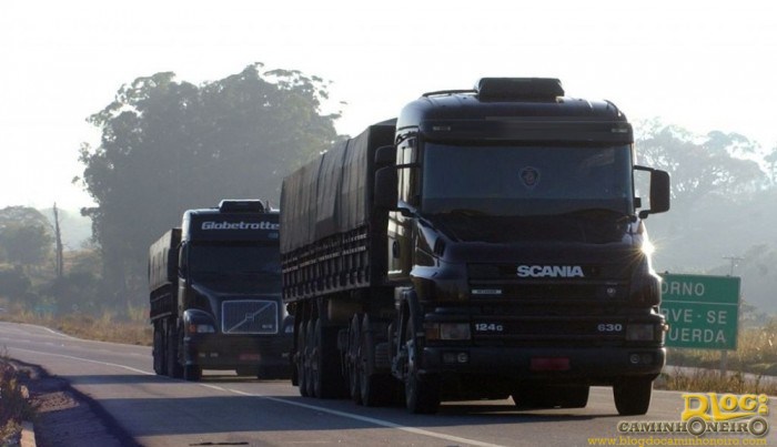 Faltou carga, sobrou caminhão